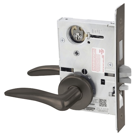Corbin Russwin Apartment or Dormitory Mortise Lock, DS Lever, A Rose, Oil Rubbed Bronze ML2067 DSA 613 LC RH
